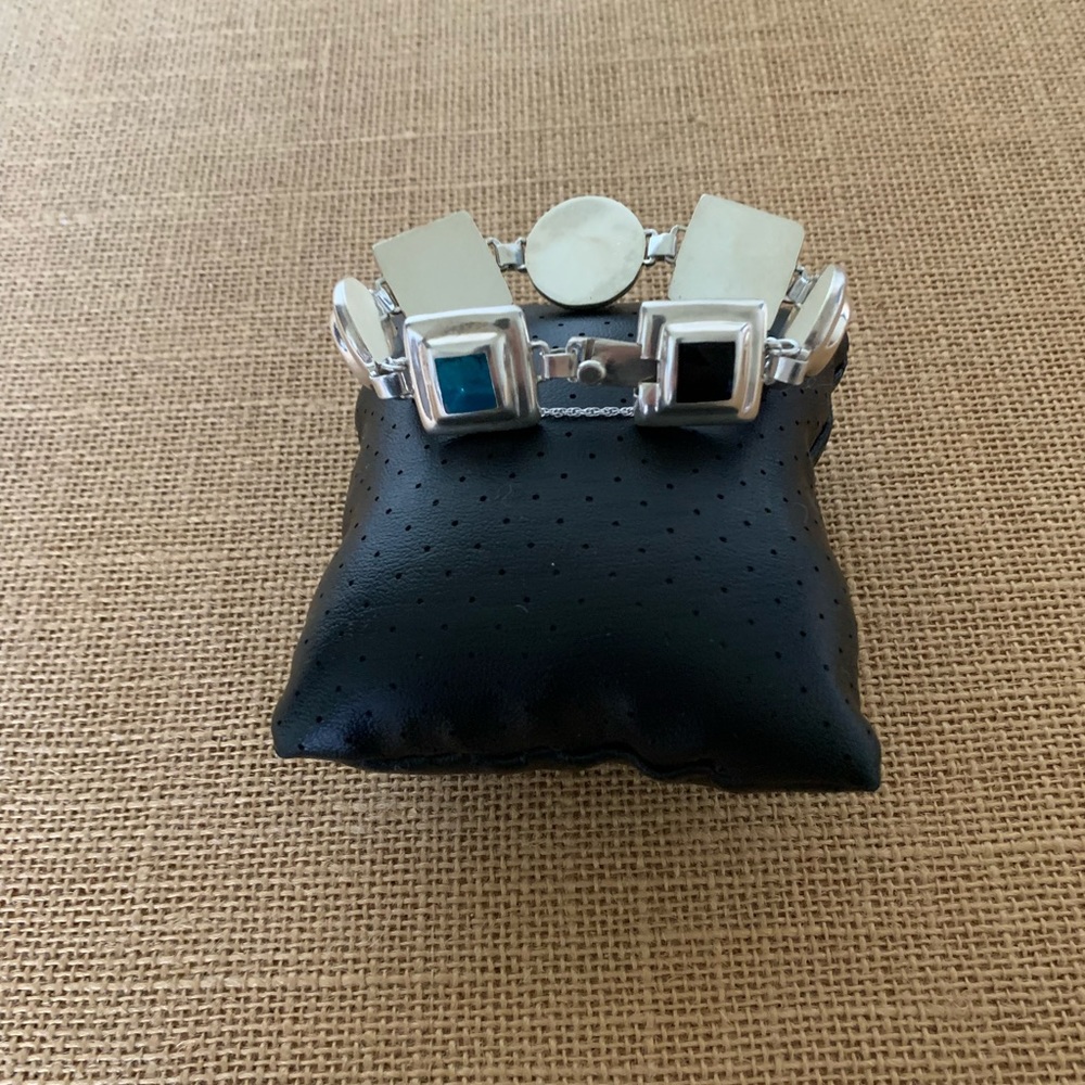 VINTAGE 925 MEXICO STERLING SILVER BRACELET - Picture 6 of 8
